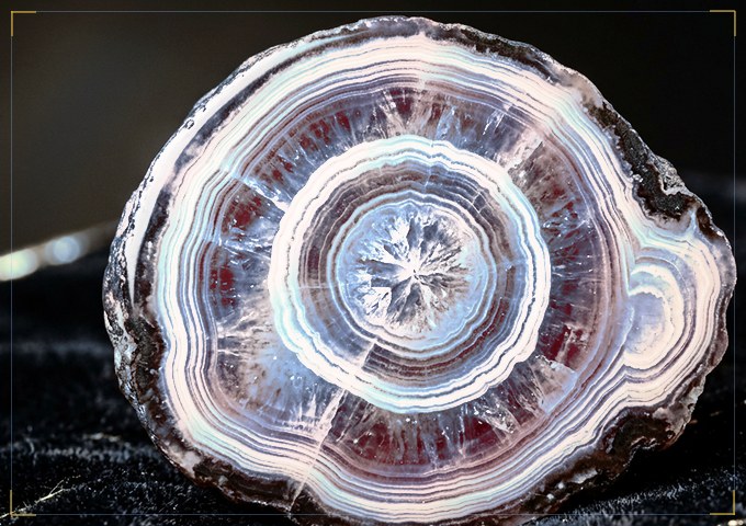 Blue Lace Agate natural mineral specimen