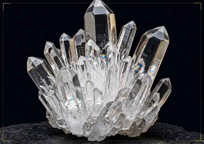 Clear Quartz natural mineral specimen