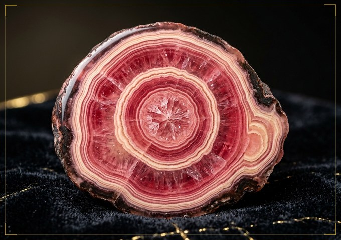 Rhodochrosite natural mineral specimen