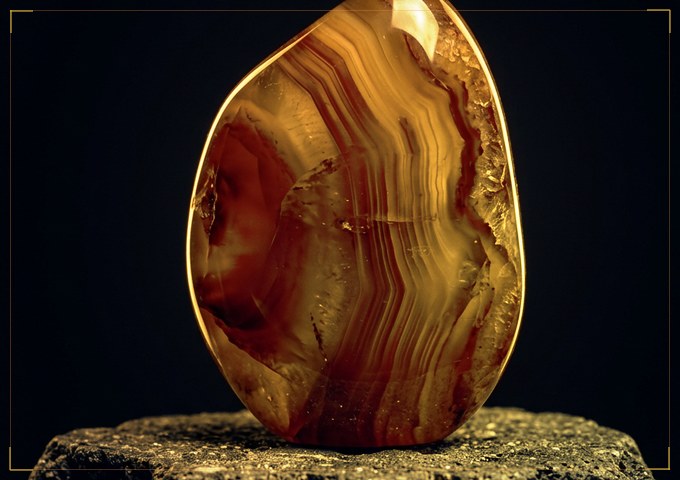 Oregon & Golden Sunstone natural mineral specimen