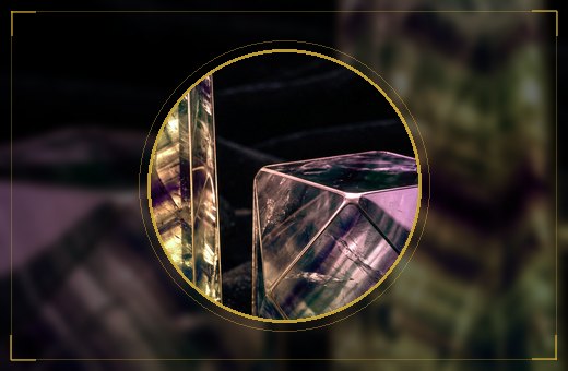 Tumbled Ametrine