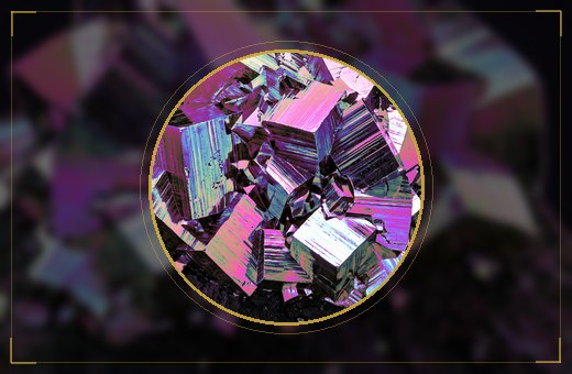 Bismuth Hopper Crystals