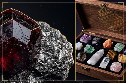 Zodiac themed crystal gift boxes