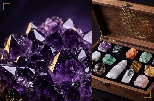 Amethyst Clusters as an Alternative to a Kit
