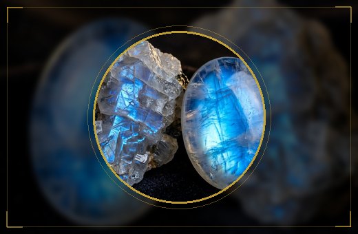 Rainbow Moonstone Pendant Necklaces