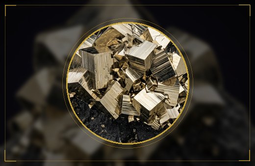 Pyrite Cluster Specimens