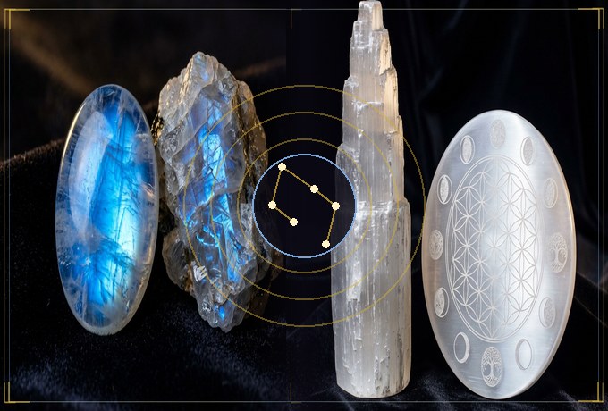 Cancer Zodiac Birthstone Crystals